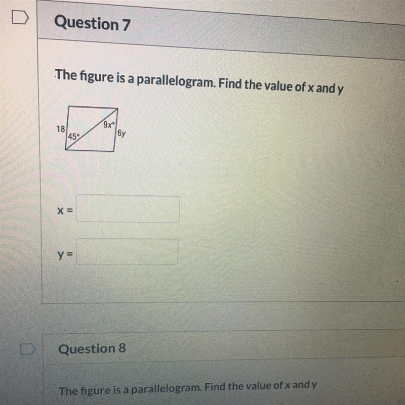 Find the value of x and y-example-1