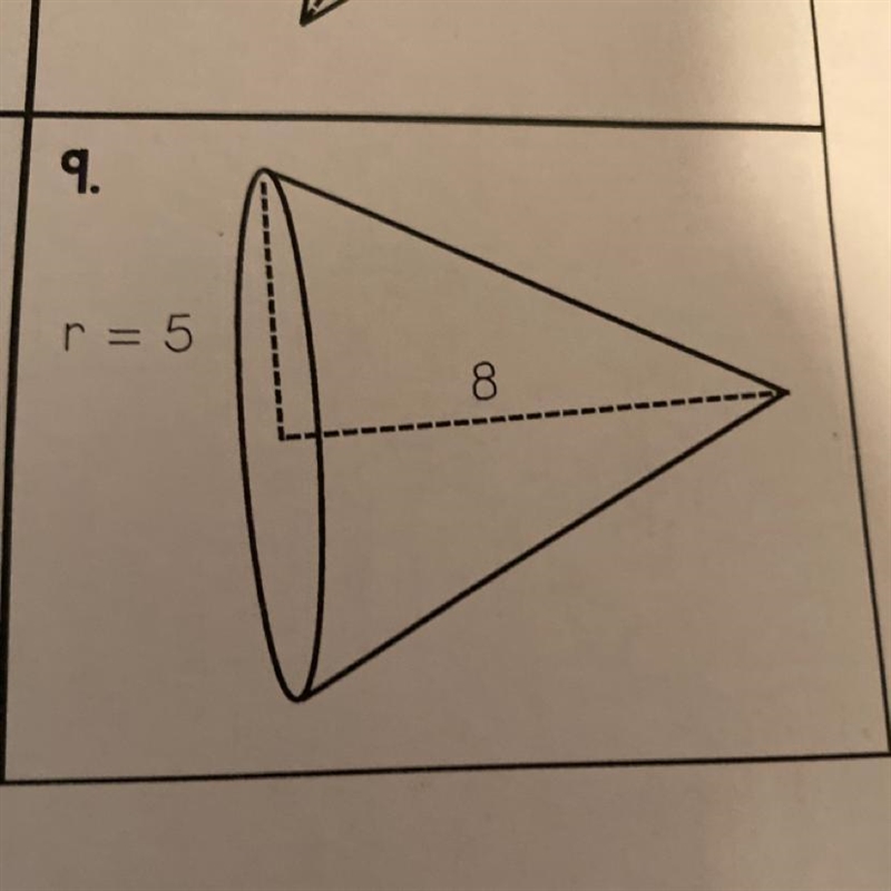 Volume of the cone?-example-1