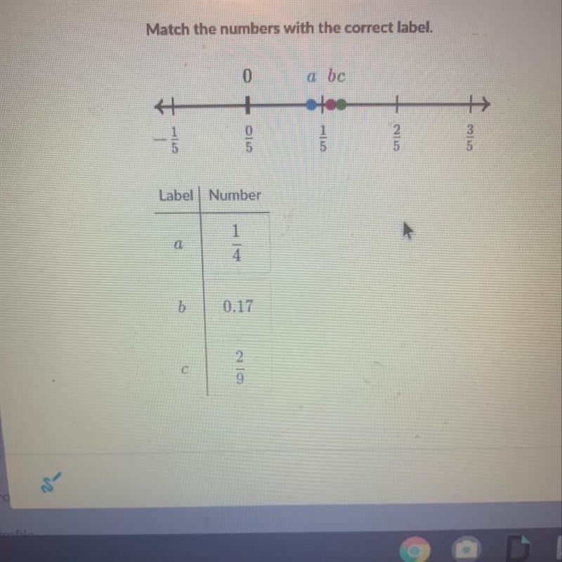 Match the numbers with the correct value-example-1