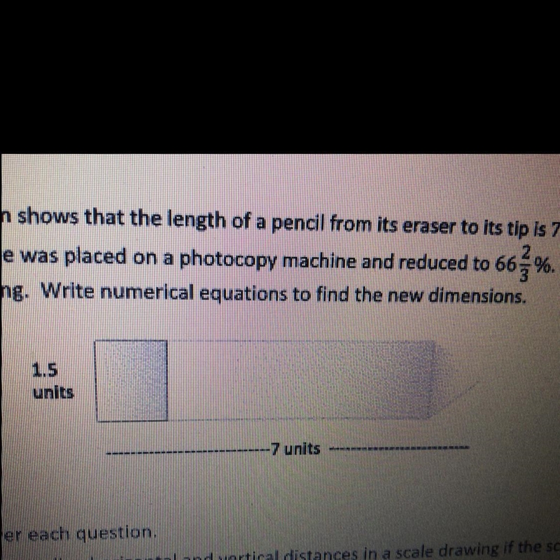 the accompanying diagram shows that the length of a pencil from its eraser to its-example-1