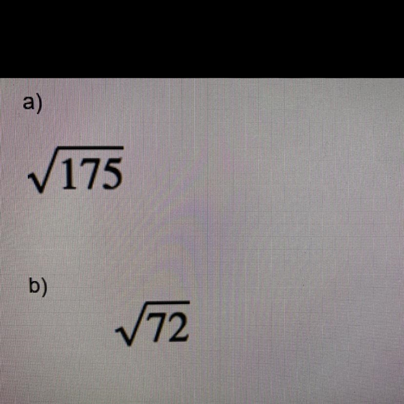 Simplify a&b make them as small as possible & show work!!!!-example-1