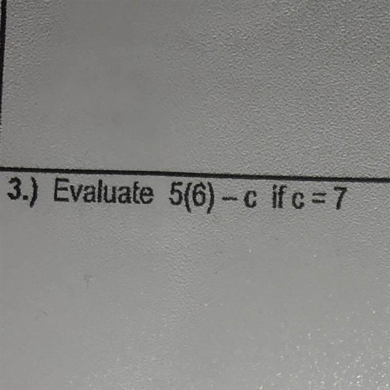 Evaluate 5(6) -c ifc=7-example-1