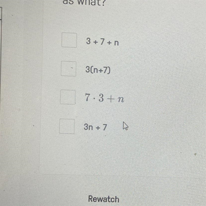 Seven more than 3 times a number can be translated as what?-example-1