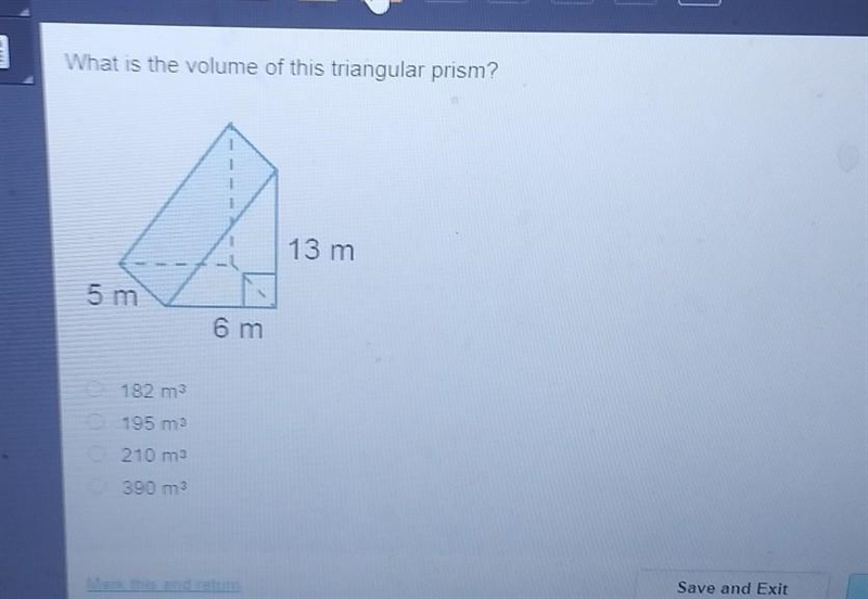 What is the volume of this triangular prism?​-example-1