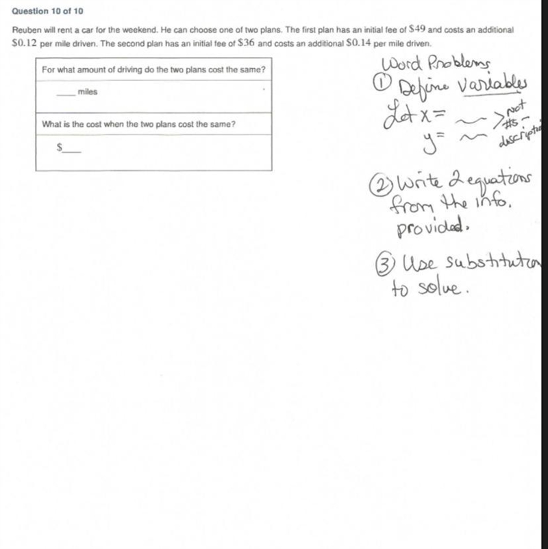 Ruben will rent a car for the weekend. He can choose one of two plans. The first plan-example-1