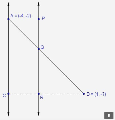 In the diagram, AC and PR are vertical lines, while CB is a horizontal line segment-example-1