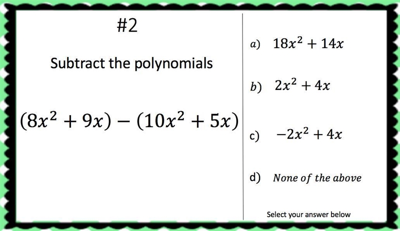 If yo give me the answers to all of these ill give brainleast and 100 points-example-2