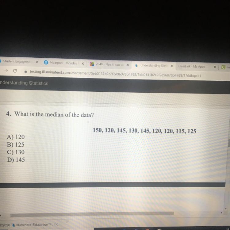 What is the median of the data-example-1