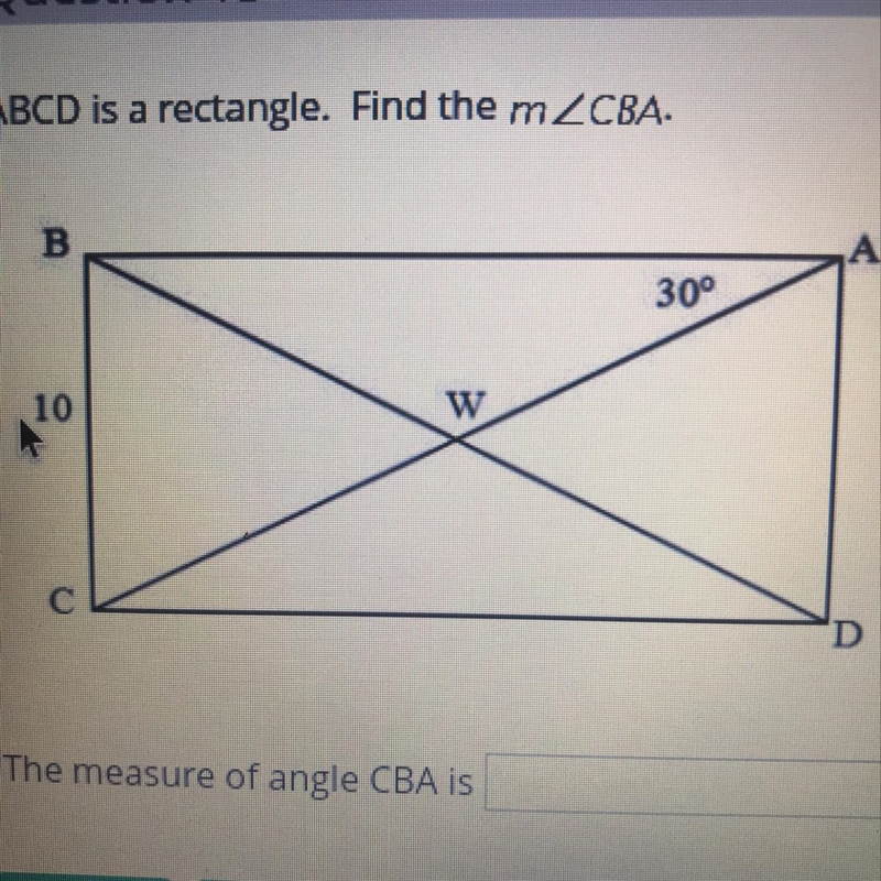 ABCD is a rectangle. Find the m-example-1