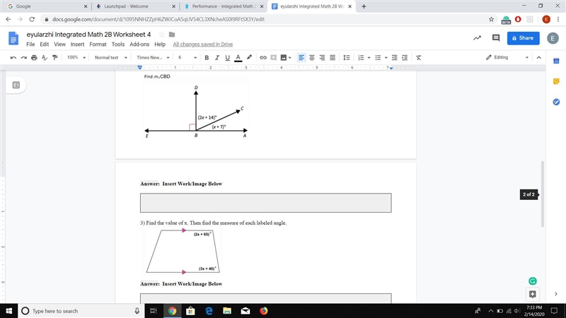 Please show work read what the question wants in both pictures-example-1