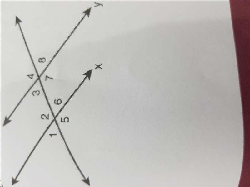 PLS ANSWER ASAP!!, What is the measure of angle 6, if lines x and y are parallel, and-example-1