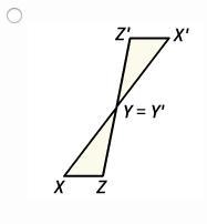 PLEASE HELP ASAP!!!!!!! Identify the image of ∆XYZ for a composition of a 150° rotation-example-2