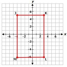 What is the length of the diagonal from vertex J to vertex L in the quadrilateral-example-1