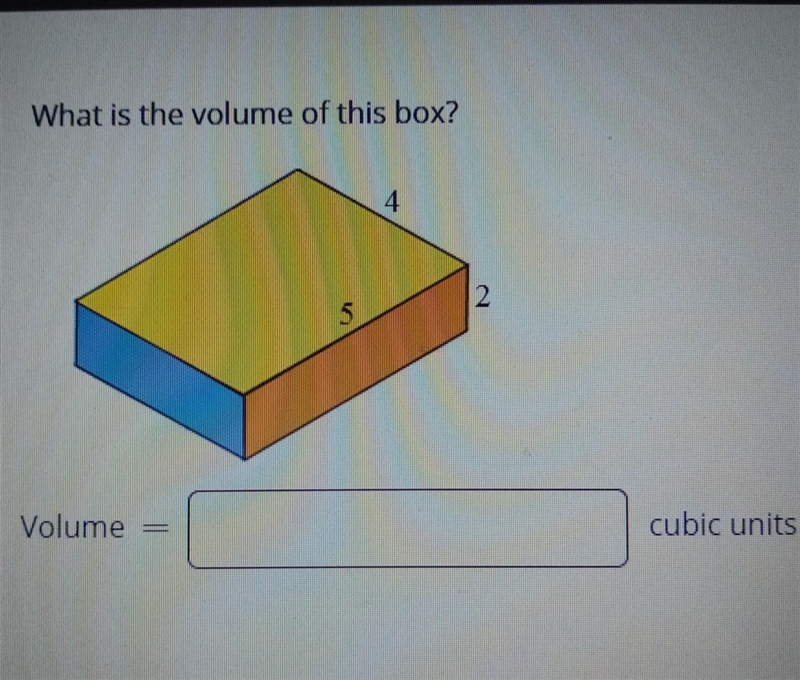 What is the volume of this box? Help me plz ​-example-1