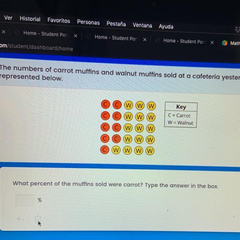 What percent ir the muffins sold seré carrot?-example-1