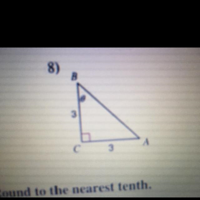 Find the measure of each angle indicated and round to the nearest tenth-example-1