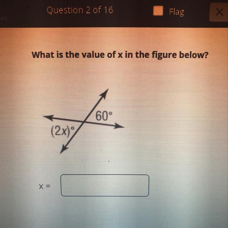 What is the value of x in the figure below-example-1