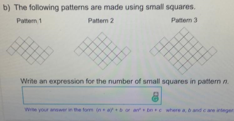 Nth term sequences, please may I get some help. 15 p.-example-1