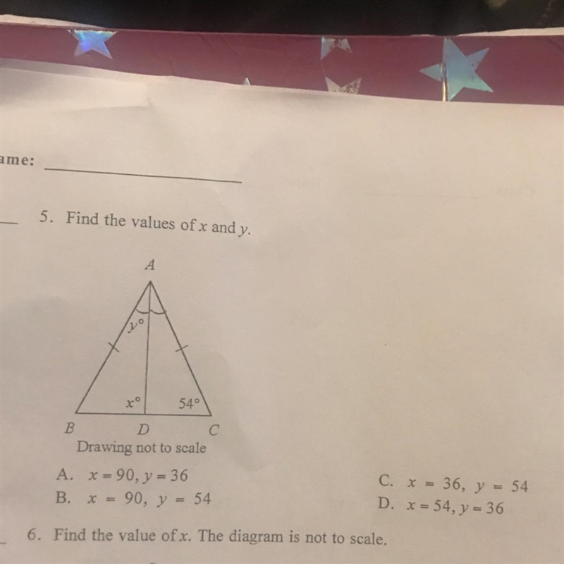 What is the value of x and y-example-1