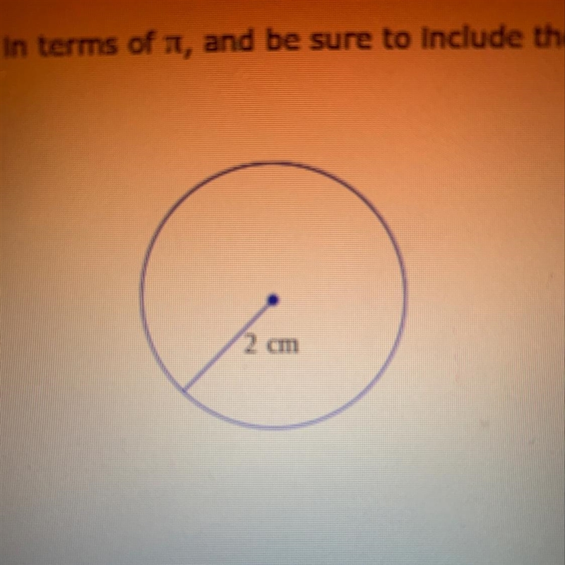 What is the circumference and area-example-1