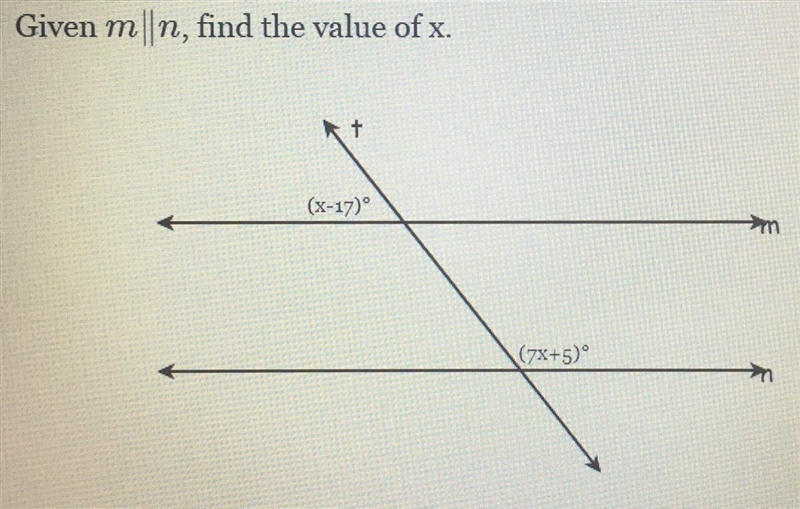 Find the value of x (equation)-example-1