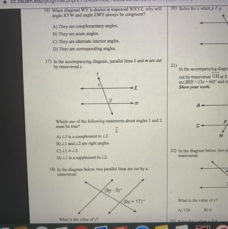 Help with 16 and 17 please-example-1