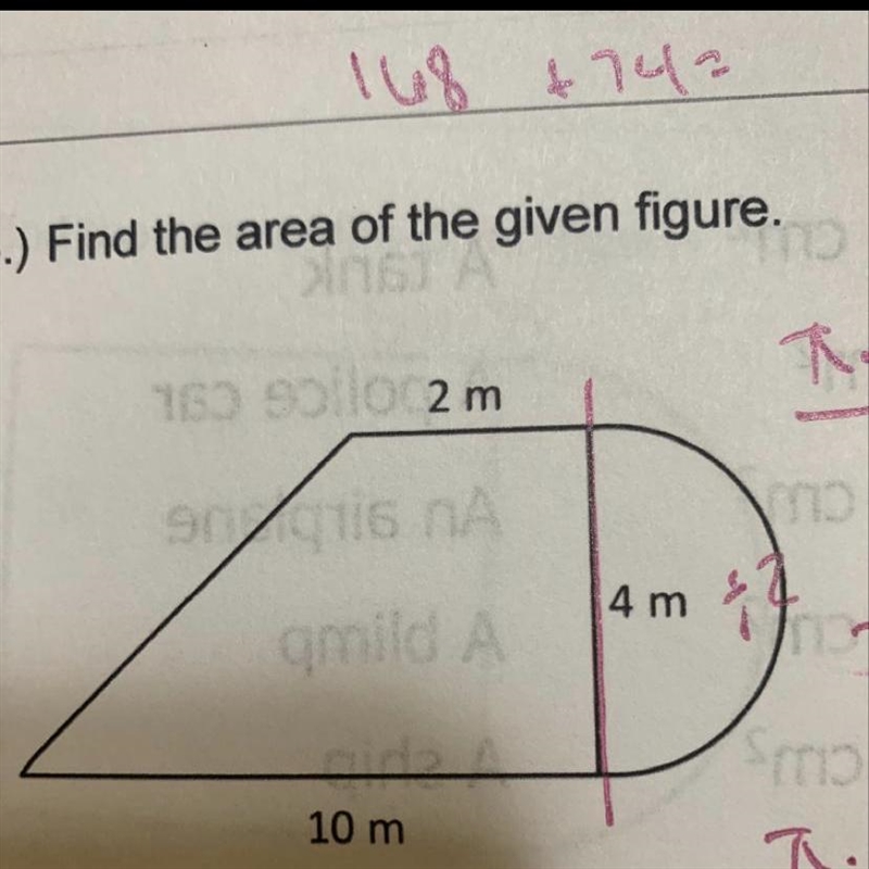 Find the area of the figure below.-example-1