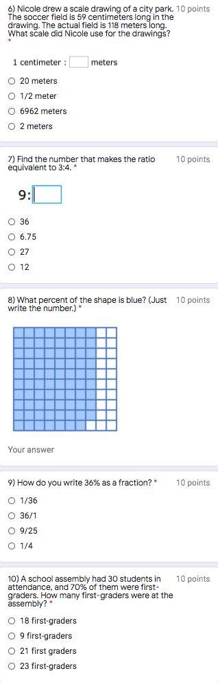 Could someone please answer these ASAP. It is for ratios, rates, proportion & percent-example-1