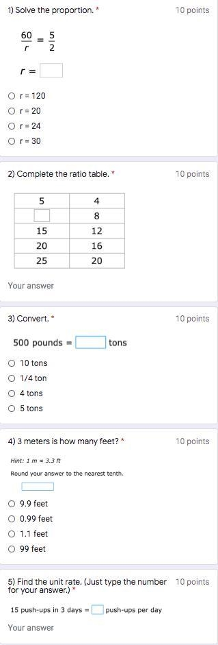 Could someone please answer these ASAP. It is for ratios, rates, proportion & percent-example-2