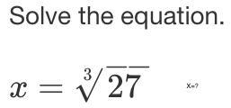 Solve the equation on the attached picture.-example-1