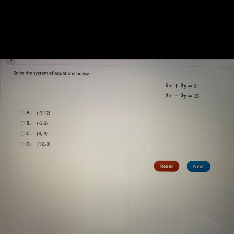 Solve the system of equations below.-example-1