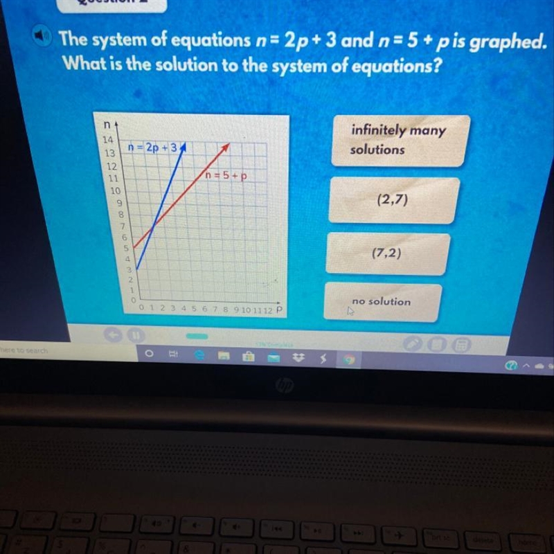 What is the solution to the system of equations?-example-1