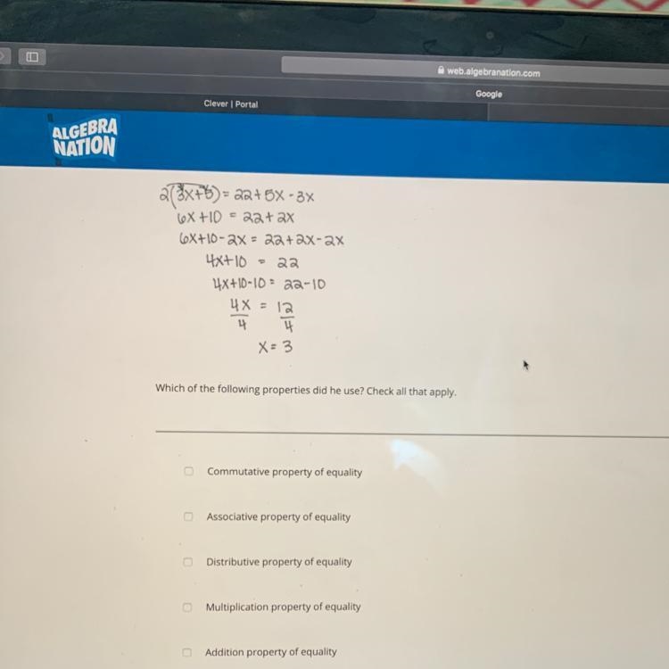 Which properties did he use?-example-1