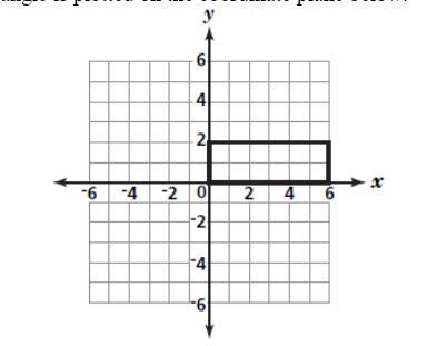 PLEASE ANSWER A rectangle is plotted on the coordinate plane below. Which image shows-example-1