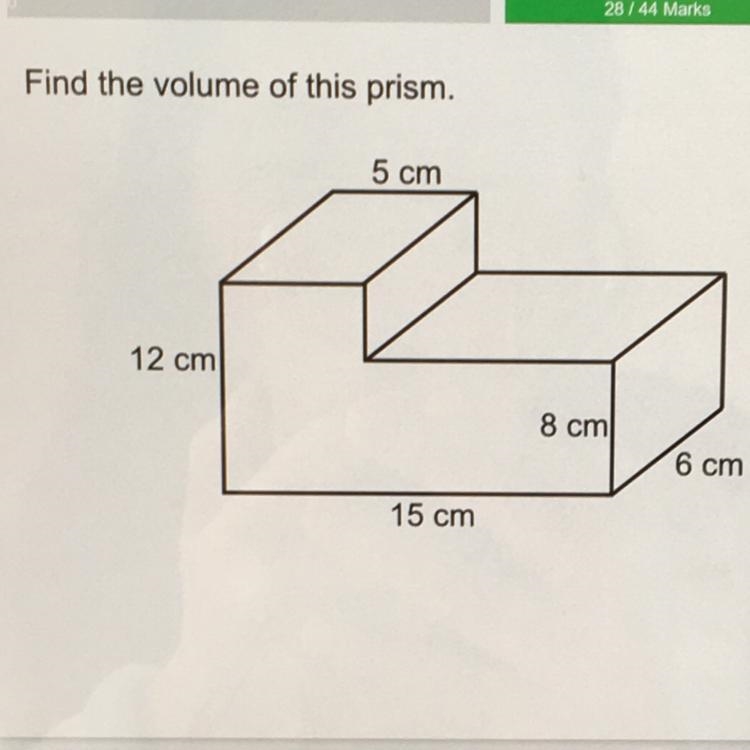 Find the volume of this prism???-example-1