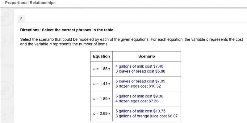 PLZZ HELP FASTTTTT!!!! porportional relationships Study Island-example-1