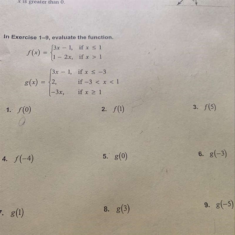 Evaluate the function.-example-1