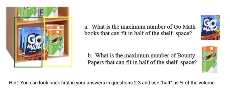 HELP ME PLZ!!! In Tier 3, half of the shelf space will occupy Go Math Textbooks and-example-1