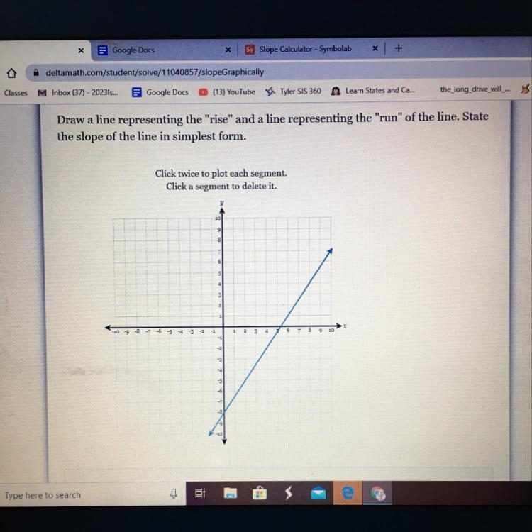 How to find the slope-example-1