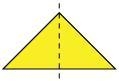 Help with geometry Which figure correctly shows the line of symmetry?-example-3