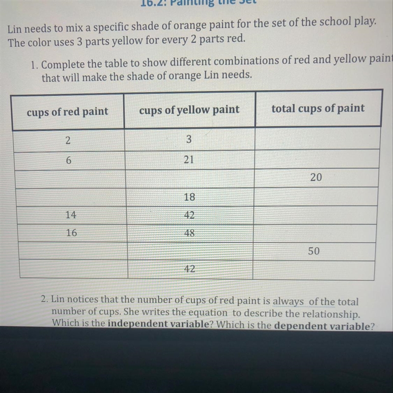 So I know that 6 times 3 equals 21 but I don’t know how to find the total cups of-example-1