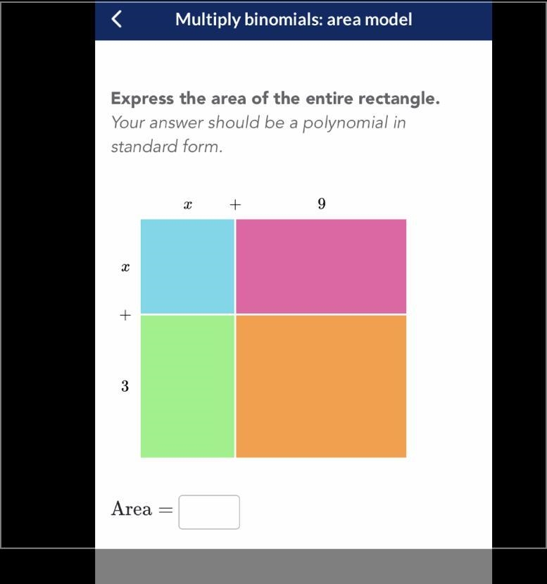 What is the area of the model in the problem?-example-1