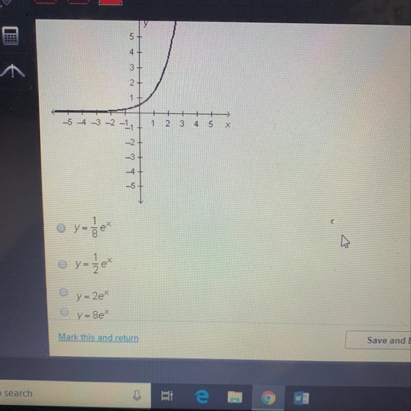 Which equation is represented by the graph below-example-1