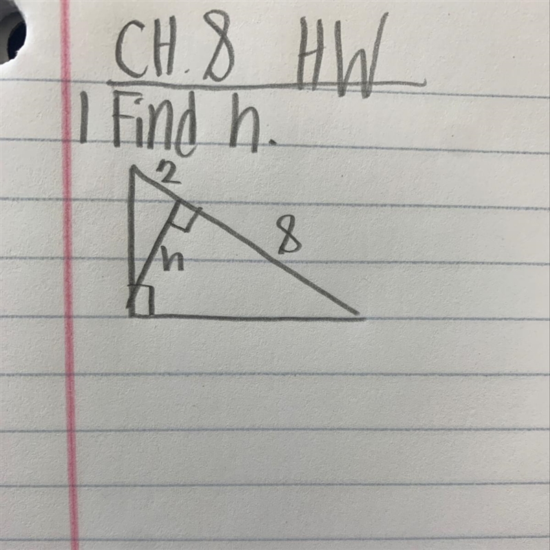 Find h I’M MAKING THIS 15 POINTS-example-1