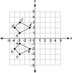 Which statement is true about figures ABCD and A'B'C'D'? A) A'B'C'D' is obtained by-example-1