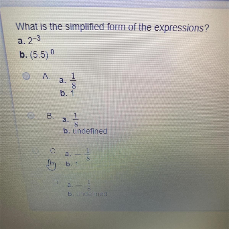 What is the simplified form of the expression?-example-1