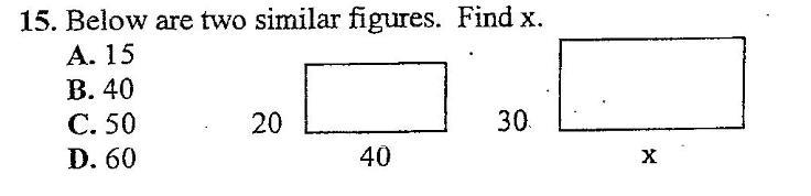 Below are two similar figures find x-example-1