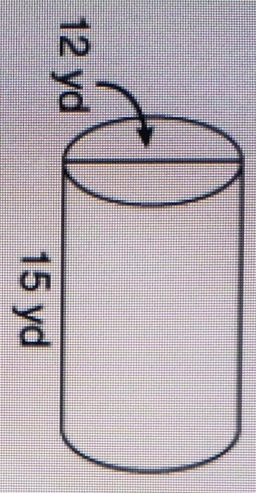 Please help! You will get 17 points! What is the volume of the following cylinder-example-1