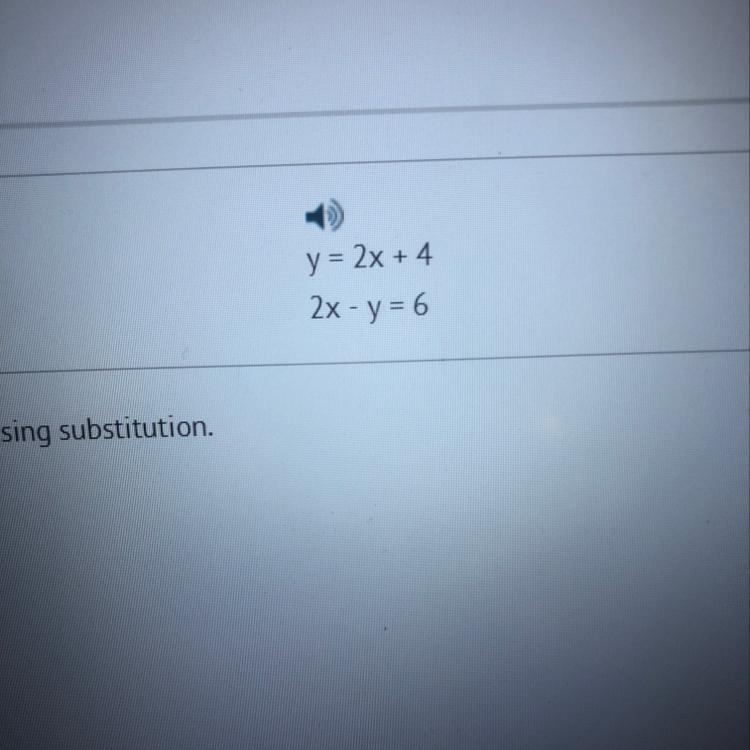 Solve the system of equations using substitution. A) (2,8) B) (2, -8) C) (10,24) D-example-1