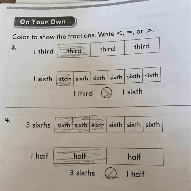 Color to show the fractions Did I do it right ?-example-1